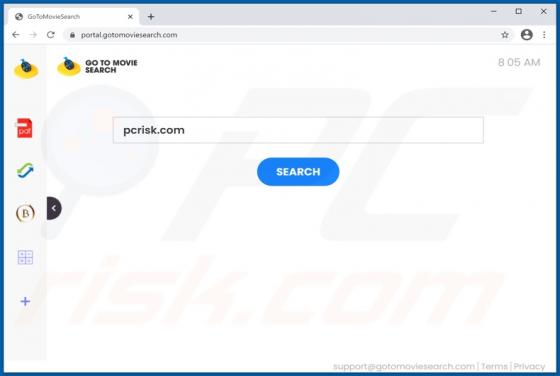 GoToMovieSearch Browser Hijacker