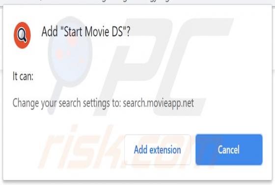 Start Movie DS Browser Hijacker