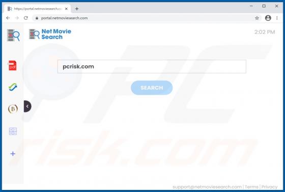 NetMovieSearch Browser Hijacker