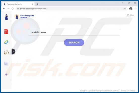 FreeIncognitoSearch Browser Hijacker