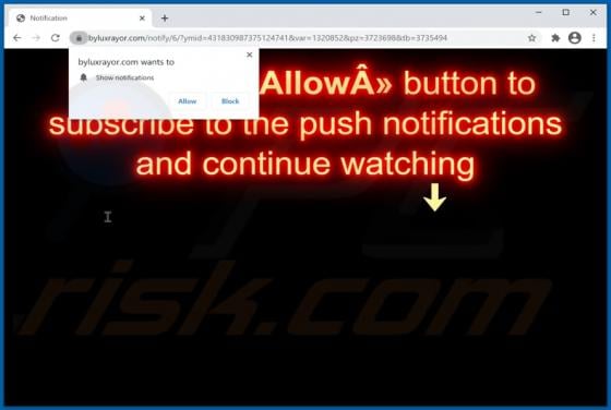 Byluxrayor.com Ads