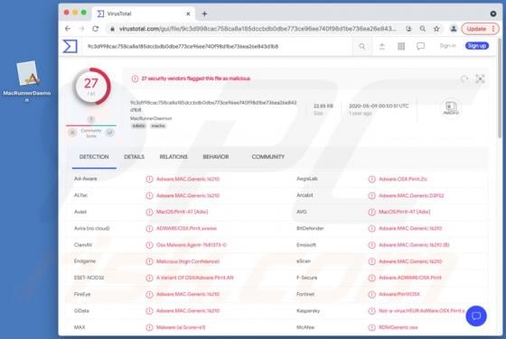 MacRunnerDaemon Virus (Mac)