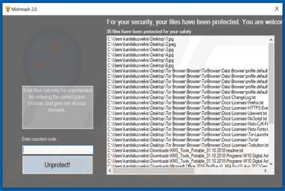 Mishmash Ransomware