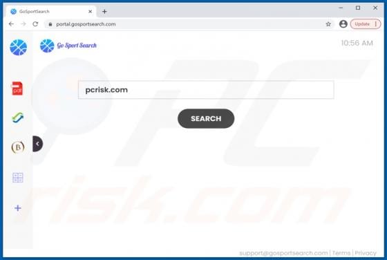 GoSportSearch Browser Hijacker