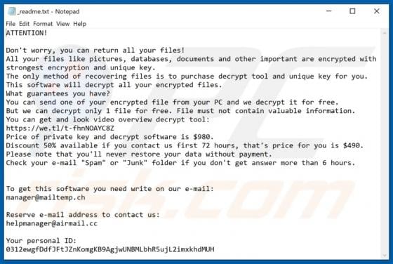 Zqqw Ransomware