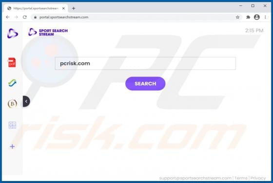 SportSearchStream Browser Hijacker