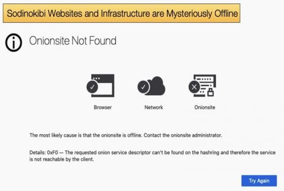 Sodinokibi Websites and Infrastructure are Mysteriously Offline