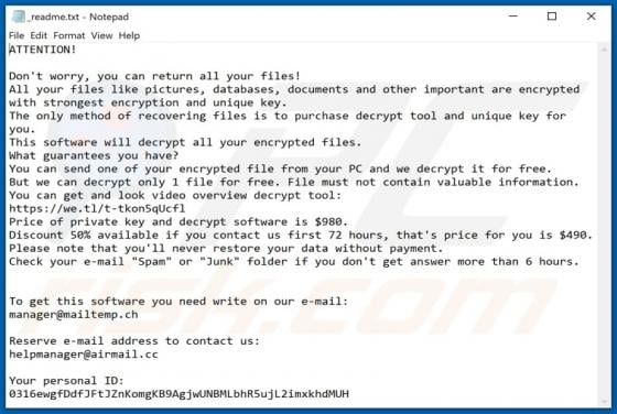 Ufwj Ransomware