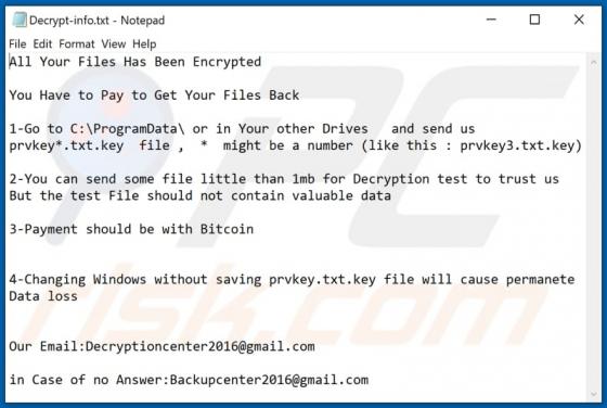DECcenter Ransomware