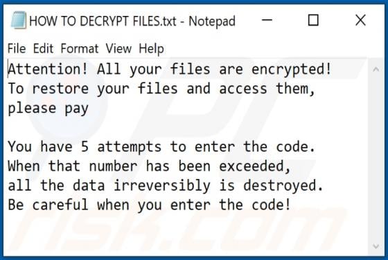 Army Ransomware
