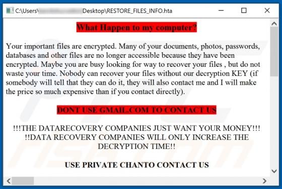 CGP Ransomware