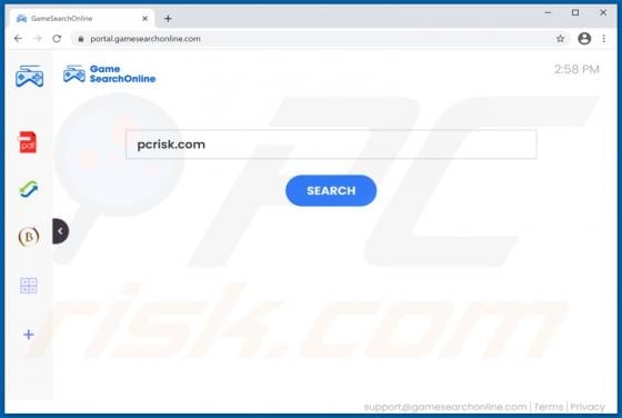GameSearchOnline Browser Hijacker
