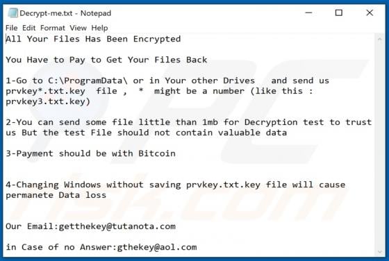 TRUST Ransomware