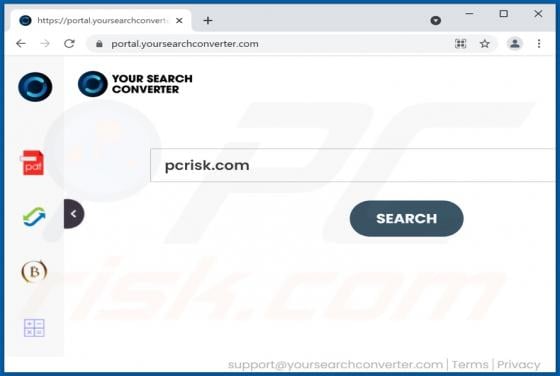 YourSearchConverter Browser Hijacker