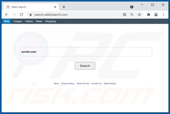 Safe2Search Browser Hijacker