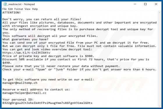 Nooa Ransomware