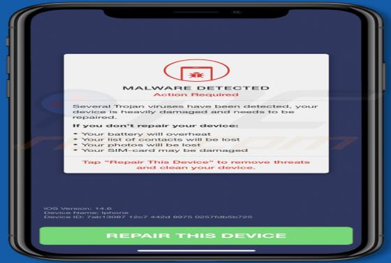 MALWARE DETECTED Action Required POP-UP Scam (Mac)