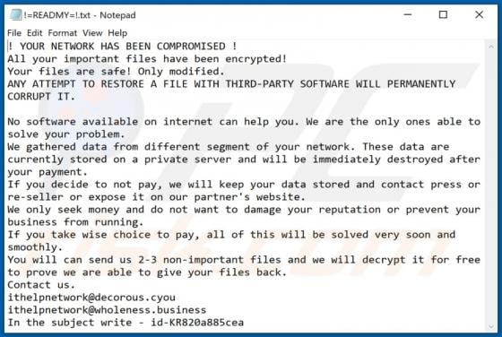Keversen Ransomware
