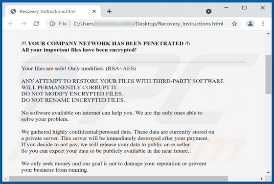 Krlock Ransomware