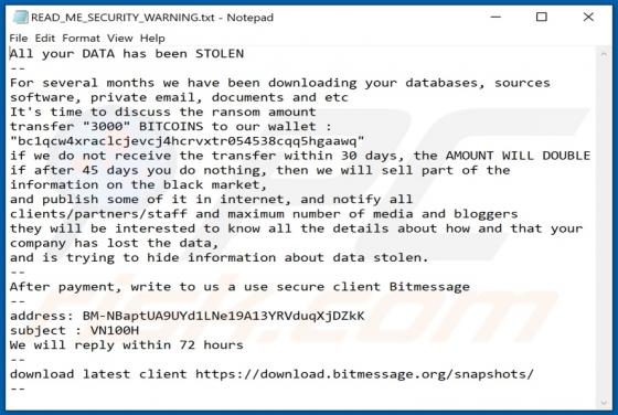 STOLEN Ransomware