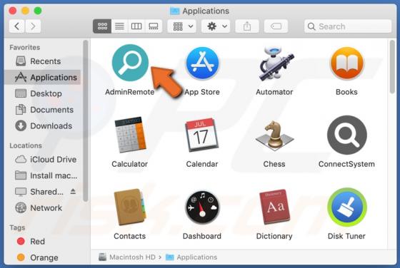 AdminRemote Adware (Mac)