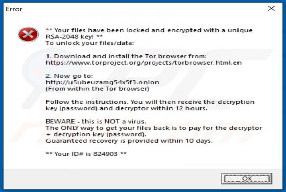 CryptoLocker (Xorist) Ransomware