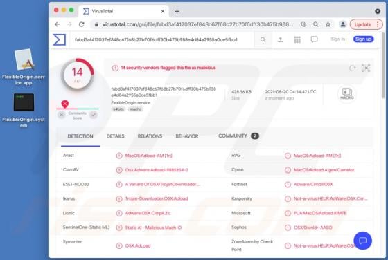 FlexibleOrigin Adware (Mac)
