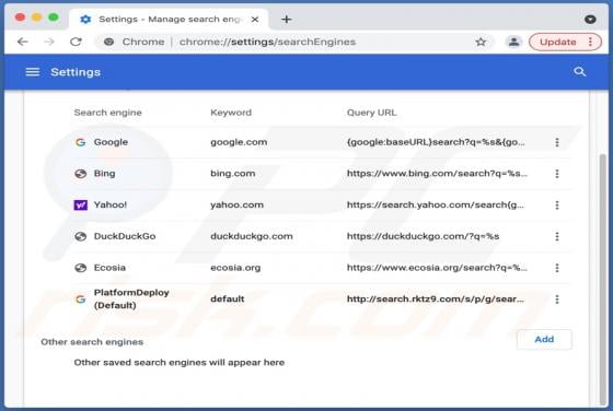 PlatformDeploy Browser Hijacker (Mac)