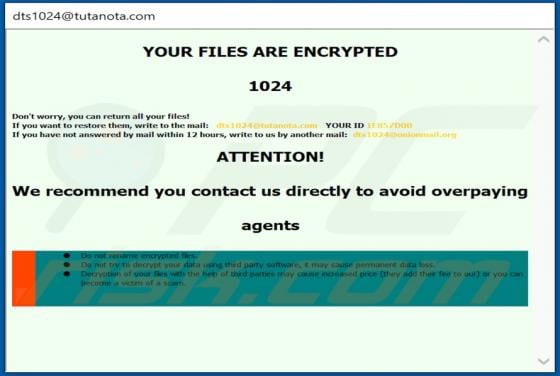 Dts Ransomware
