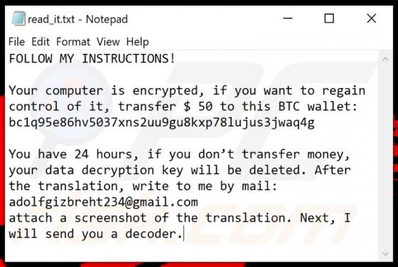 Adolfgizbreht Ransomware