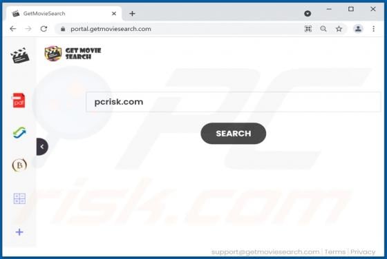GetMovieSearch Browser Hijacker