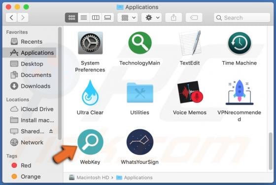 WebKey Adware (Mac)