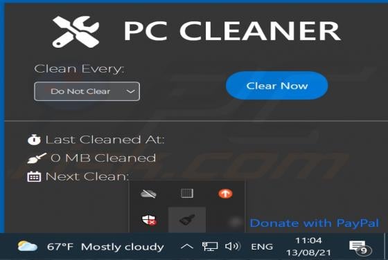 PC Cleaner Adware