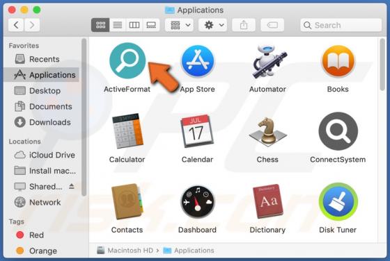 ActiveFormat Adware (Mac)