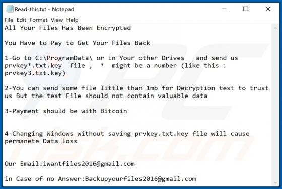Iwan Ransomware