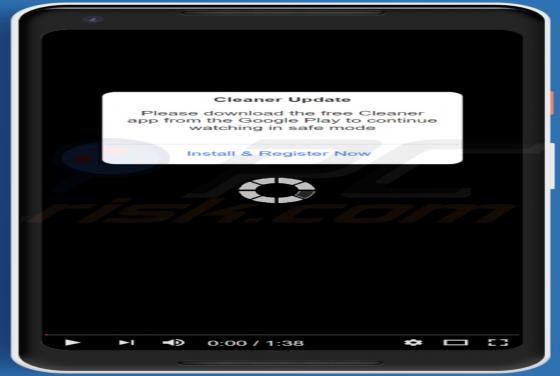 Cleaner Update POP-UP Scam (Android)
