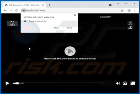 Erotica-vids.com Ads