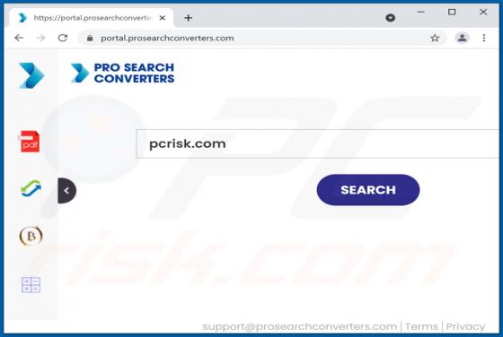 ProSearchConverters Browser Hijacker