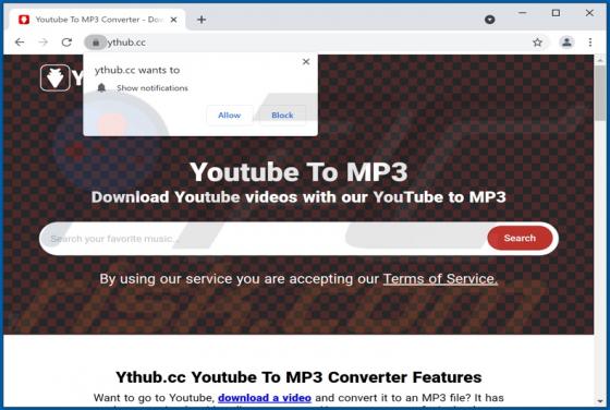 Ythub.cc Suspicious Website