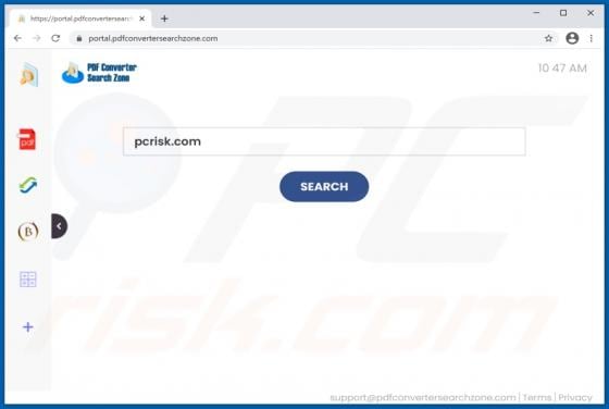 PDFConverterSearchZone Browser Hijacker
