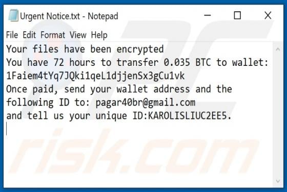 Pagar Ransomware