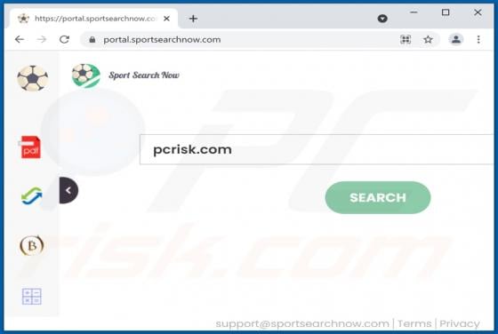 SportSearchNow Browser Hijacker