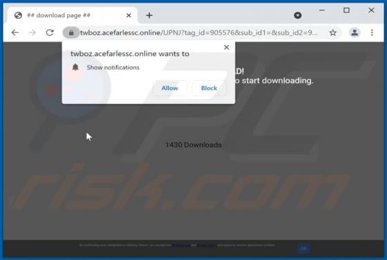 Acefarlessc.online Ads