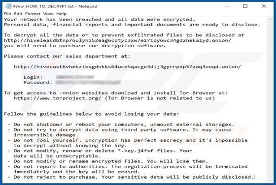 J4fsf Ransomware