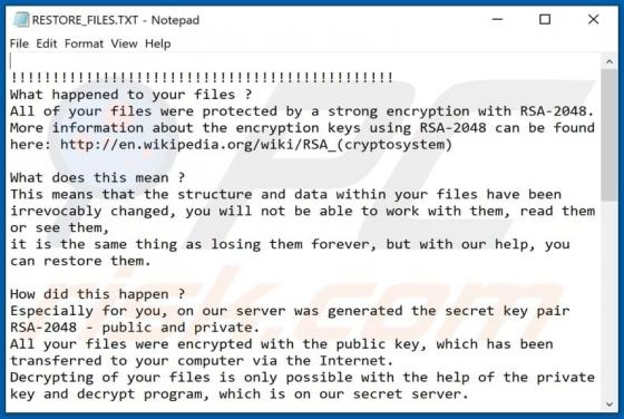 Abc (CryptoWall) Ransomware