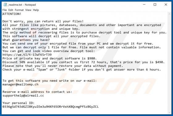 Tisc Ransomware