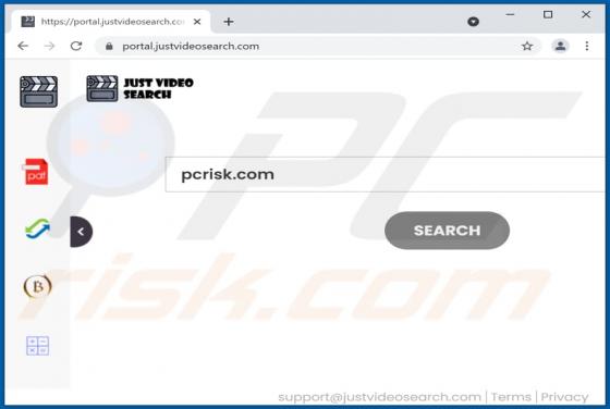 JustVideoSearch Browser Hijacker