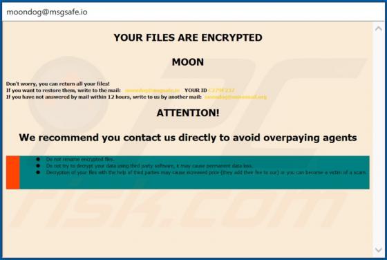 MOON (Dharma) Ransomware