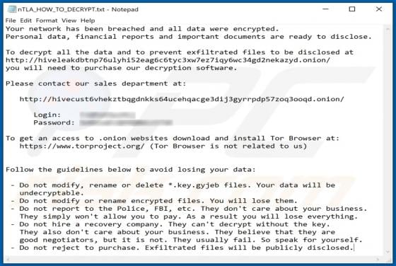 Gyjeb Ransomware