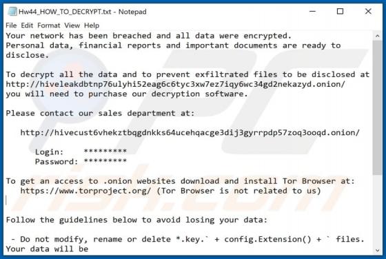 Zvw5k Ransomware